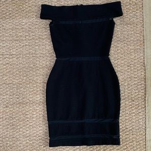 BCBG Off Shoulder Cocktail Dress